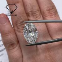 LuxuryShine 0.1-10CT VVS2 Lab Grown Diamond D-F Color White Oval Excellent Cut With IGI Certificate 3EX Cut Stones by LuxuryShine