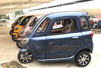 60V 1500W Rear Motor 58Ah Enclosed 3 Wheel Motorcycle