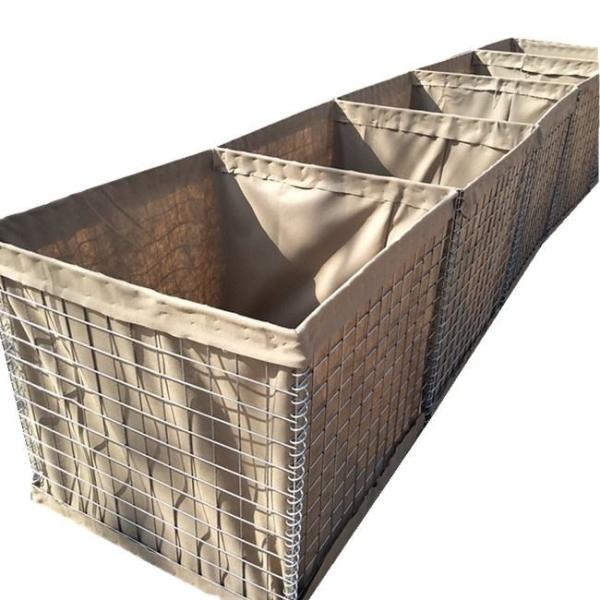Military defensive barrier wall hot dipped galvanized welded gabion