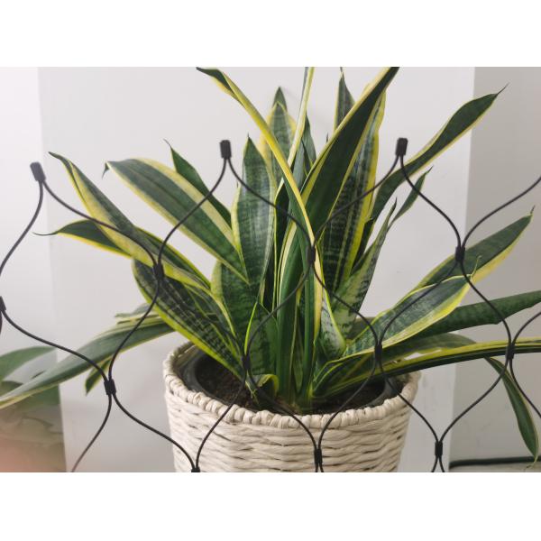 Infill Balustrade Handrail Stainless Steel Cable Mesh Anti Corrosive Anti Rust