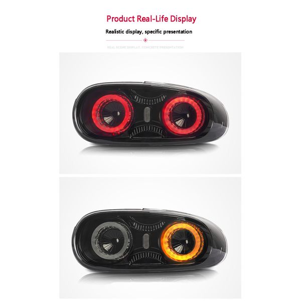 Demillon Led Automatic Brake Light With Built-In Reflector to Activate 2005-2015 for Mazda Cx-5 Retro Taillights