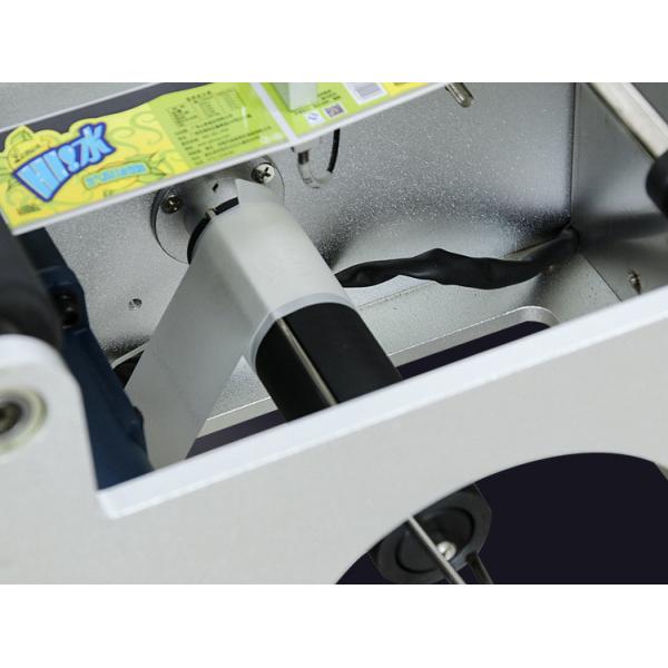Manual Bottle Flat Labeling Machine , 1mm accuracy Self Adhesive Label Applicator