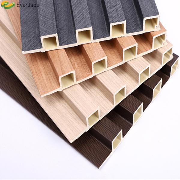Interior Fluted Wpc Wall Panel with Customized Color Exterior Covering S Exterior Pvc