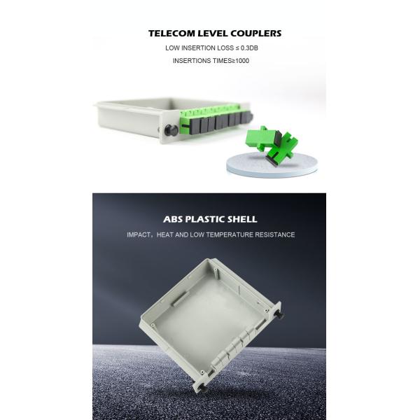 Низкий Splitter Plc коробки Abs вносимой потери 1x32 для сетей PON GEPON