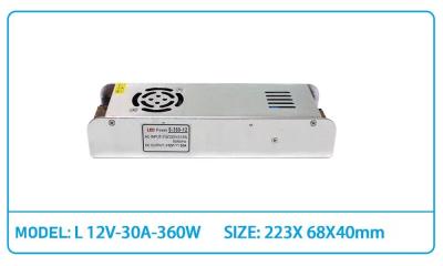 360W 12V 30A Slim Power Supply LED DC Power Supply
