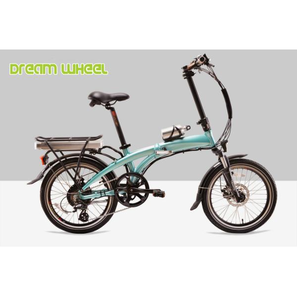 32km/h Electric Folding Bike , Electric Folding Bicycle With Pedal Assist System