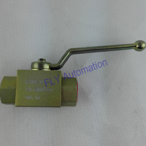 Steel 2 Way High Pressure Ball Valves DN16 KHB - G1/8 G1/4 G3/8 G1/2 G3/4 G1