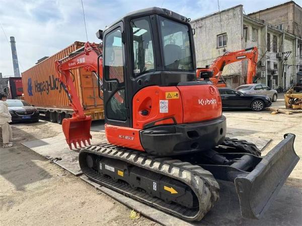 6ton Kubota KX163 Mini Crawler Used Excavator with Operating Weight 5520KG in Shanghai