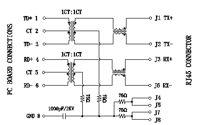Крест 74990110030 LPJ1014CNL RJ45 модульного Jack 10/100Mbps отсутствие СИД