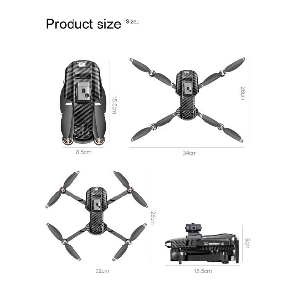 Take Your Training to the Next Level with HUGTEC 2024 Max Drone 1080p Camera Dual Optical Flow and Altitude Hold Mode