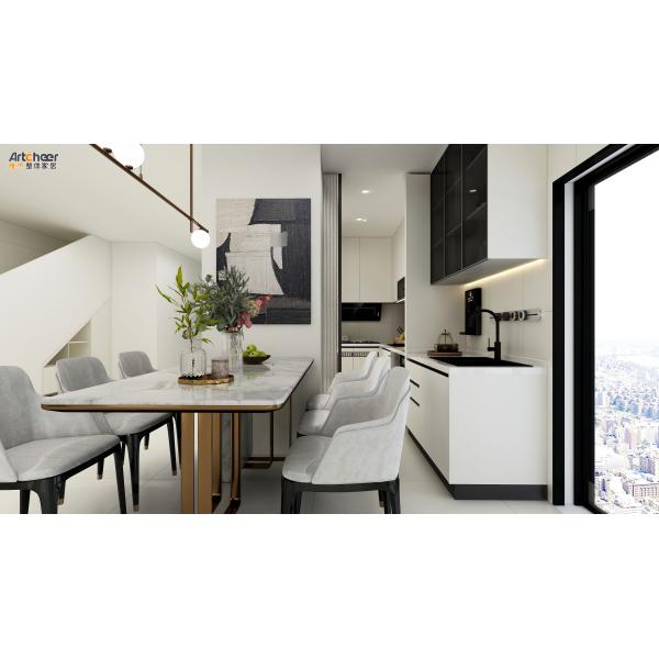 American Shaker Style Solid Wood Kitchen Cabinets with Modern Stylish Sink Accessories