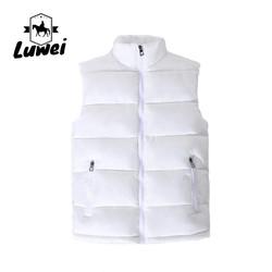 Moda Homem Poliéster Casual Utilidade Leve Dimensão Plus Padding Vestido Puffer Sem Manga Vestido Para Homens