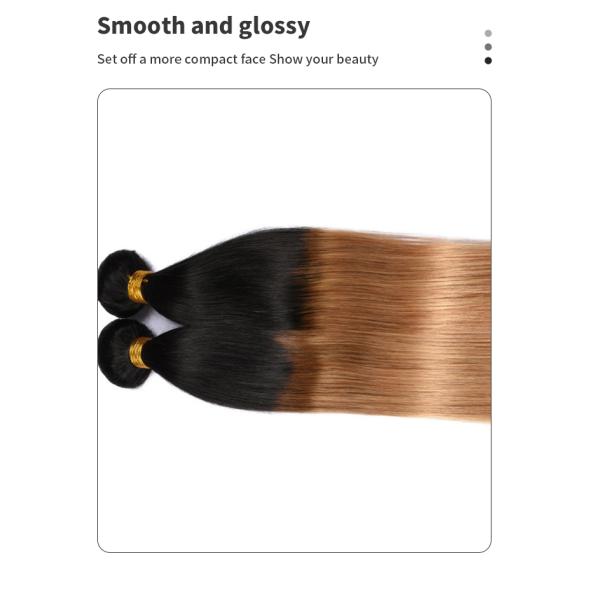 No Knot 1b 27 ST Colored Human Hair Bundles Water Friendly