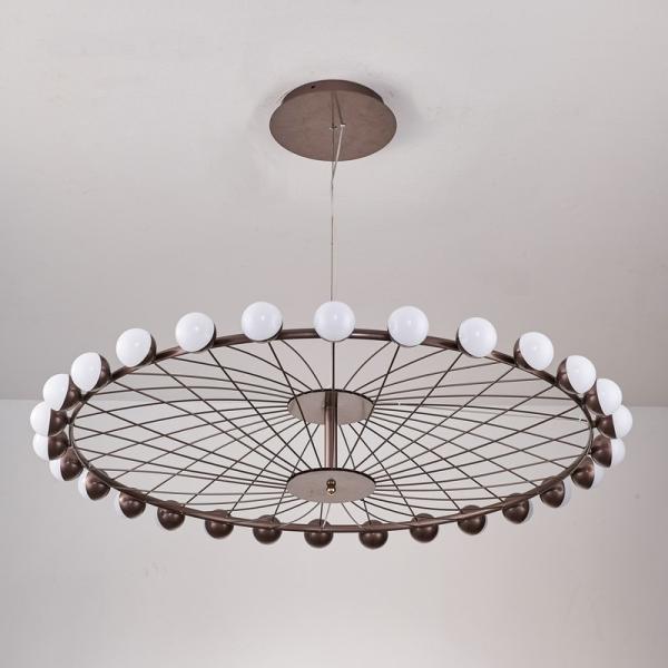 Duplex Building Ferris Wheel Large Chandelier Creative Industrial Ring Pendant Light(WH-AP-588)