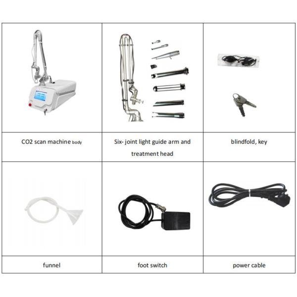 Портативная частичная красота удаления угорь шрама машины лазера СО2 10600nm