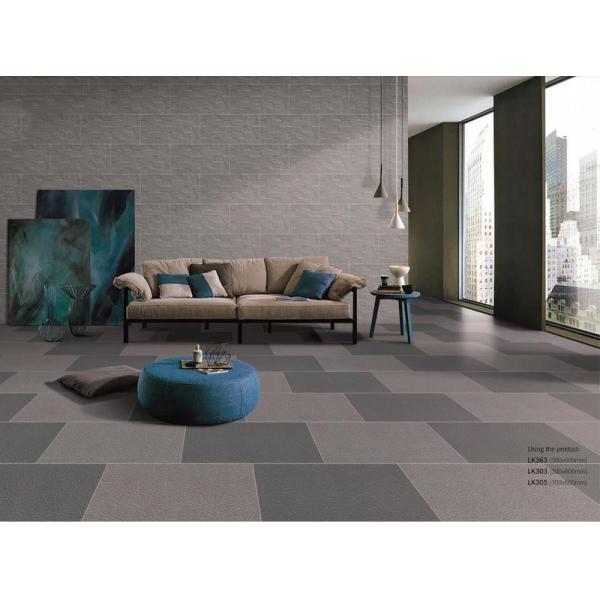Gray Full Body Porcelain Tiles 30x60cm Indoor Floor AAA Grade