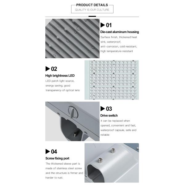 Luces de calle impermeables del ahorro de la energía LED 100w 150w 200w 250w 300w 350w 400w
