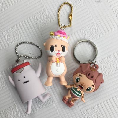 Lightweight Soft PVC Anime Figures Custom 3d Charms Embossing Printing