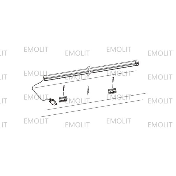 Aluminium Super Slim 5mm Housing Touch Switch LED Furniture Cabinet Lamp High Lumen CE Approval