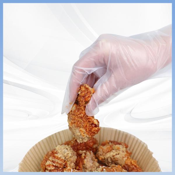 Прочные прозрачные устранимые перчатки TPE пудрят свободную коробку 100pcs/