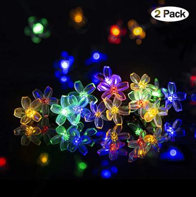 2 Pack Fairy Flower 23ft Decorative Solar Garden Lights