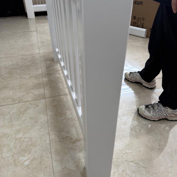 Recyclable Materials Vinyl Fence Around Pool Lightweight Yet Sturdy
