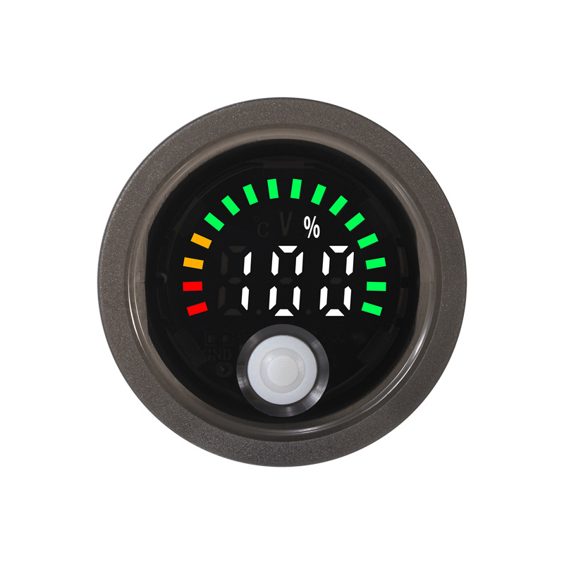 Waterproof DC 7-100V LED Digital Voltmeter Panel Mount Battery Voltage Indicator for EV Lithium Solar Factory Direct