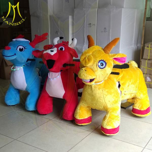 Hansel coin operated dinosaur ride and electrical animal toy car with battery operated ride on animal toy car for sale