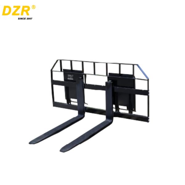 Light Duty Skid Steer Pallet Forks 320mm Length For Excavator Undercarriage Parts