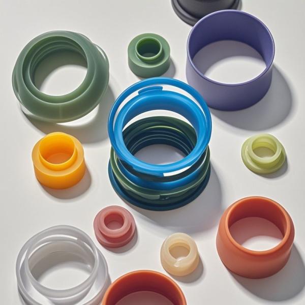 Customized Temperature Resistant Injection Molded Rubber Parts Flexible Rubber Molding