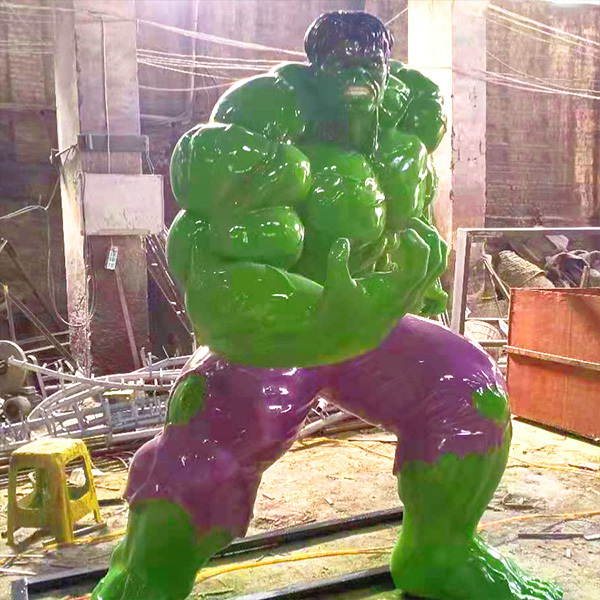 Movie Character Cartoon Life Size Fiberglass Statue Customized 2 Years Warranty