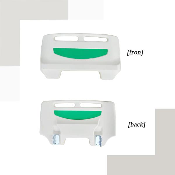 Материал PP цвета изголовья больницы аксессуаров больничной койки зеленый