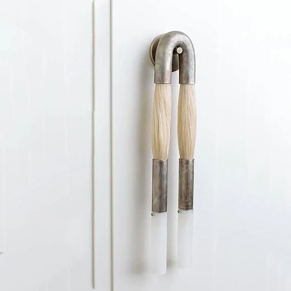 Copper Decor LED  Bedroom Corridor Hotel Living Dining Room Horsehair Sconce Wall Lamp  (WH-VR-148)