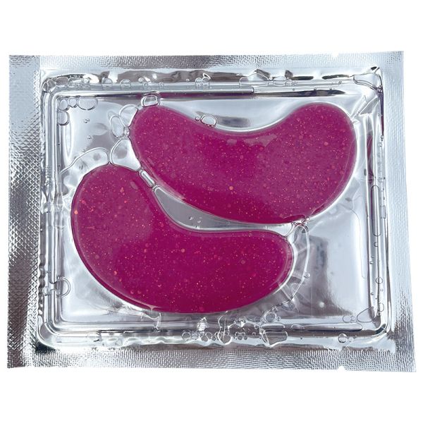 OEM Shiny Colorful Collagen Eye Masks Skincare Under Eye Patches Reusable