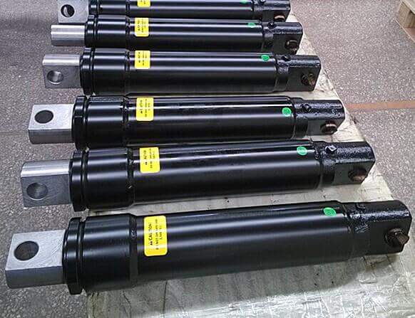 Single Acting Hydraulic Ram Chrome Welded Piston Type , Hydraulic Oil Cylinder