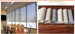 Anti Static Semi Blackout Blinds , Roller Window Shades For Kitchen Bathroom