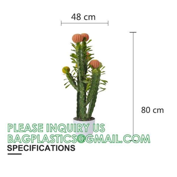 Artificial Cactus Fake Big Cactus 36 Inch Faux Cacti Plants For Home Garden Office Store Decoration