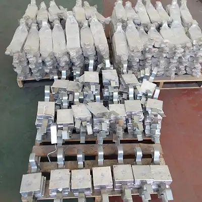 Cathode Material Sacrificial Anode For Subsea And Underground Steel Pipes Easy To Install Technology