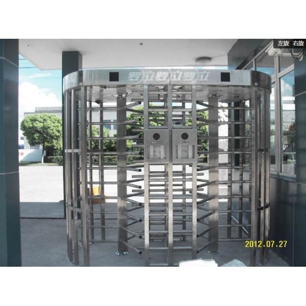 Electronic Full Height Turnstile Security Entrance 30 Persons / Min Pass Speed