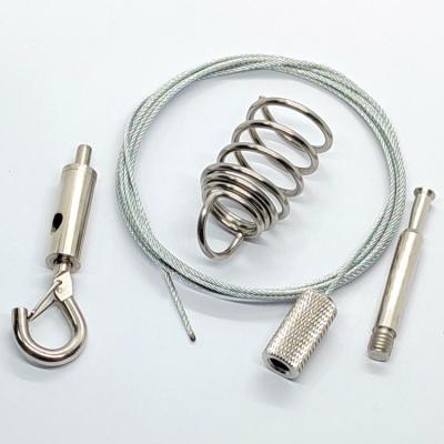 A espiral do teto ancora a suspensão ajustável Kit For Industrial do prendedor do cabo