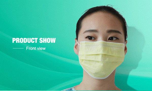 Surgical Medical Mouth Mask 3ply With Earloop Dust Protection Skin Friendly