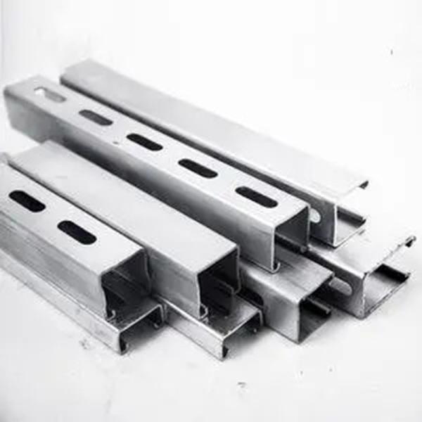 OEM Slotted Galvanised Electrical Strut Channel Zinc Coating Unistrut