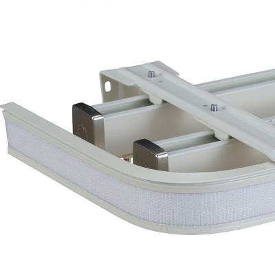 Aluminium L Shaped Silent Curtain Track With Electrophoresis Surface Treatment