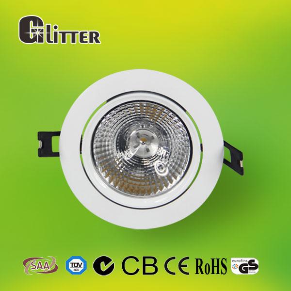 30W COB LED Down Light , Energy Saving Aluminum LED Down Light Fixtures