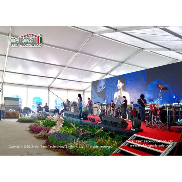20m Big Aluminum Outdoor Exhibition Tents Frame Retardant DIN 4102 B1