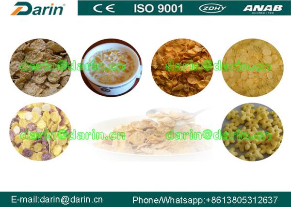 Economical cereals Corn Flakes Machine / rice flakes making machine