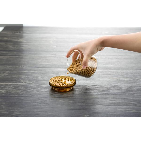 Kitchen Storage Glass Food Canisters Jar Packaging Container With Bamboo Plastic Lid