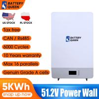 Stockage de l'énergie hybride outre du réseau 51.2V 48V 5kwh 10kwh avec l'inverseur