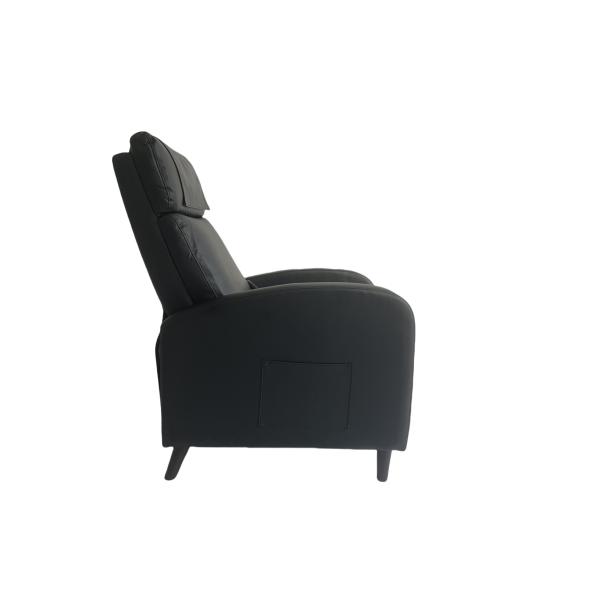 Recliner Chair PU Leather Recliner Sofa Home Theater Seating with Lumbar Support