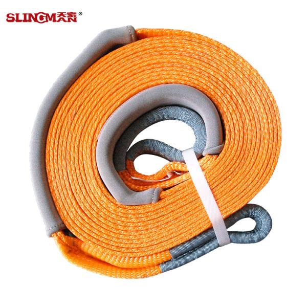 Nylon Tow Straps resistente da tração do carro para a recuperação cinética do caminhão
